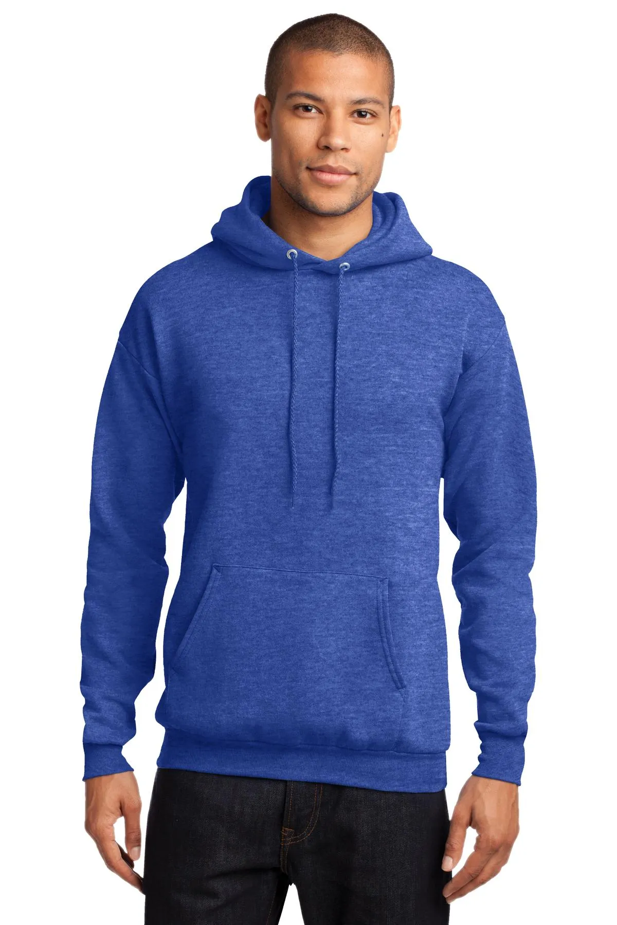 Port & Company Men's Core Fleece Pullover Hooded Sweatshirt. PC78H 2 of 4