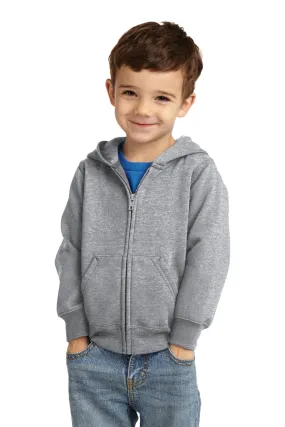 Port & Company toddler Core Fleece Full-Zip Hooded Sweatshirt. CAR78TZH