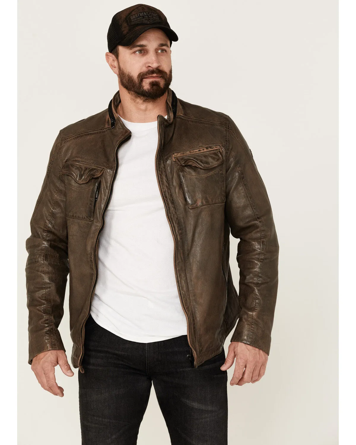 Product Name:  Mauritius Leather Men's Cove Lamb Leather Jacket