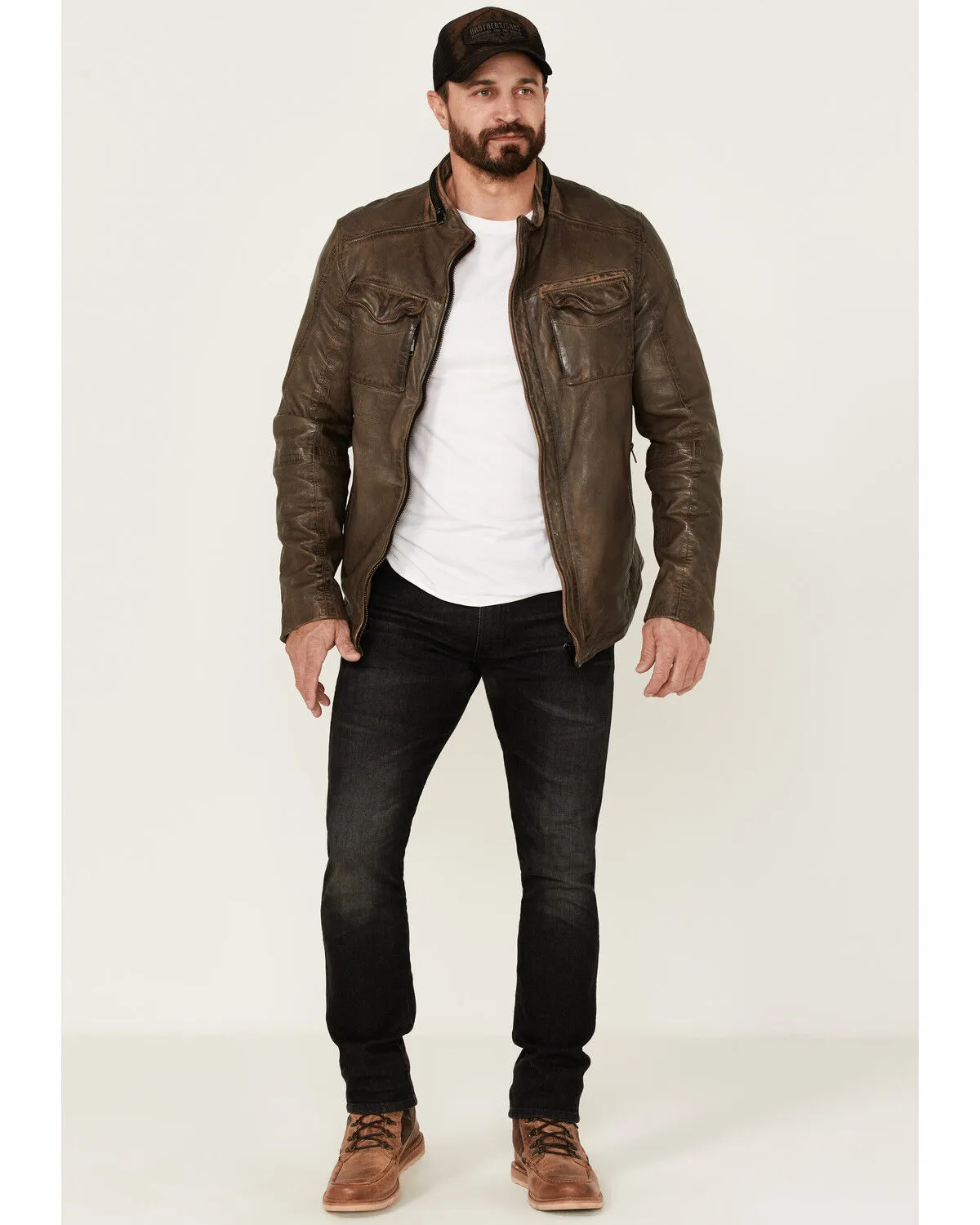 Product Name:  Mauritius Leather Men's Cove Lamb Leather Jacket