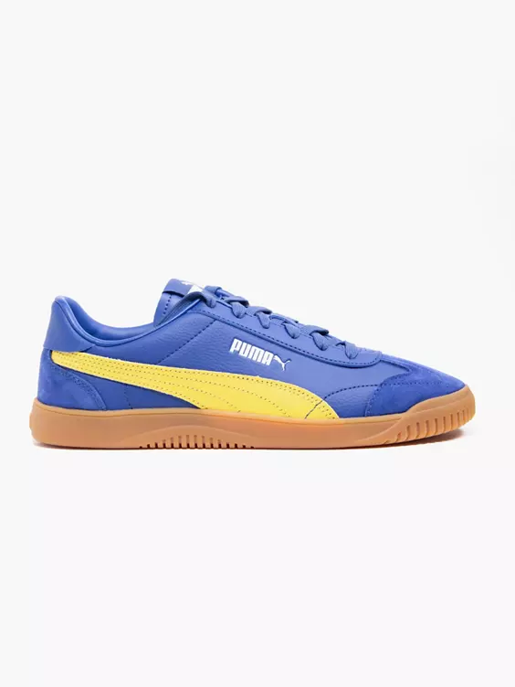 Puma  Club 5V5 Suede Blue/Yellow Trainers