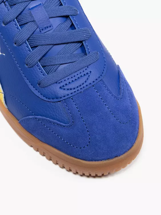 Puma  Club 5V5 Suede Blue/Yellow Trainers