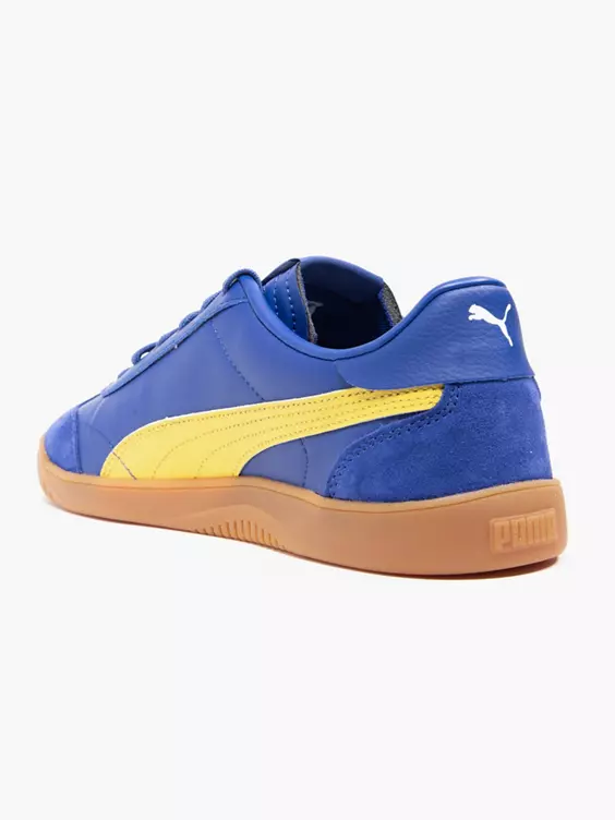 Puma  Club 5V5 Suede Blue/Yellow Trainers