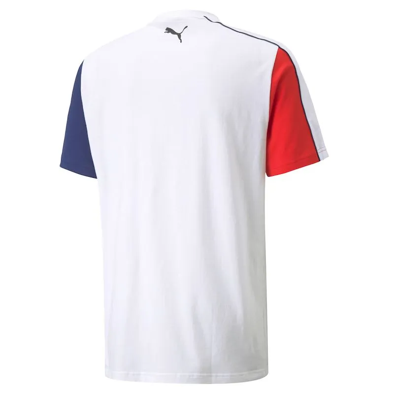 Puma  DECOR8 COLOUR BLOCK TEE Men’s-PUMA WHITE