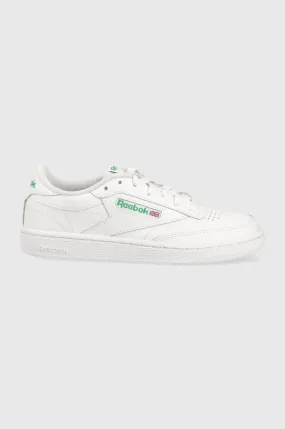 Reebok Classic leather sneakers CLUB C white color