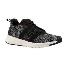 Reebok Women's Print Lite Rush Running Shoe Black/Chalk/White