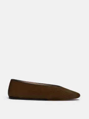 Regency Slipper / Chocolate Calf Hair