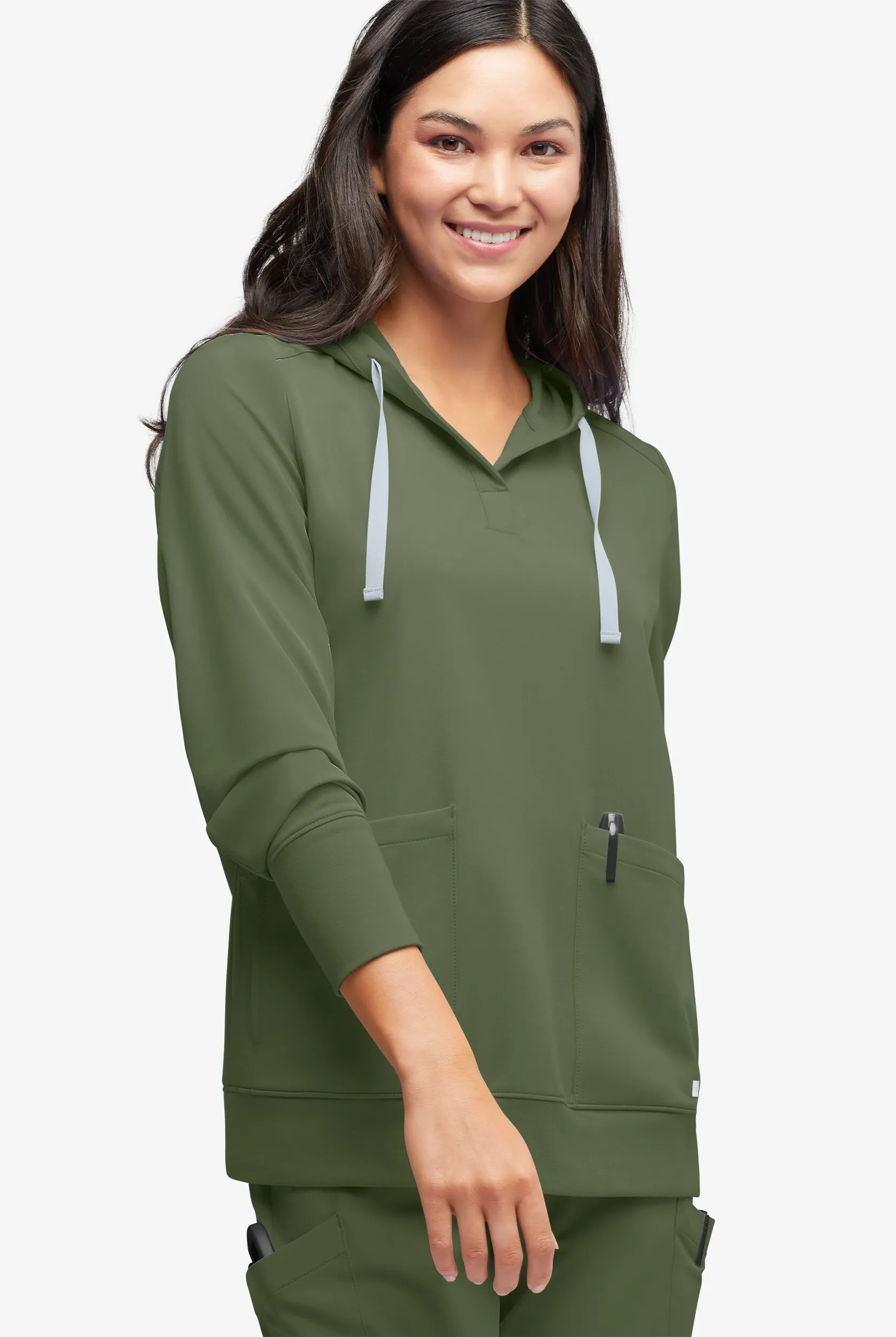 ReSurge Jasper Women's 4-Pocket Long Sleeve Pullover Hoodie