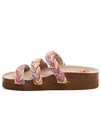 Rocket Dog Ladies Multicoloured Ashley String Braid Sandals | Grattan