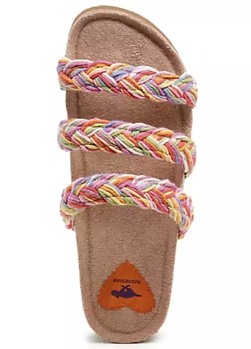 Rocket Dog Ladies Multicoloured Ashley String Braid Sandals | Grattan