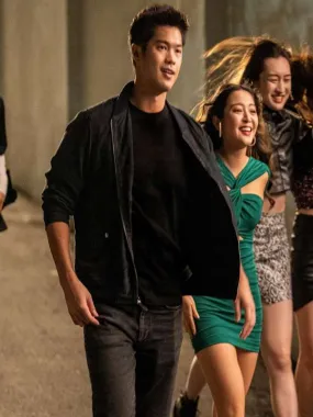 Ross Butler Love In Taipei 2023 Black Suede Leather Jacket