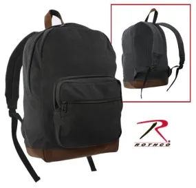 Rothco Vintage Canvas Teardrop Backpack With Leather Accents