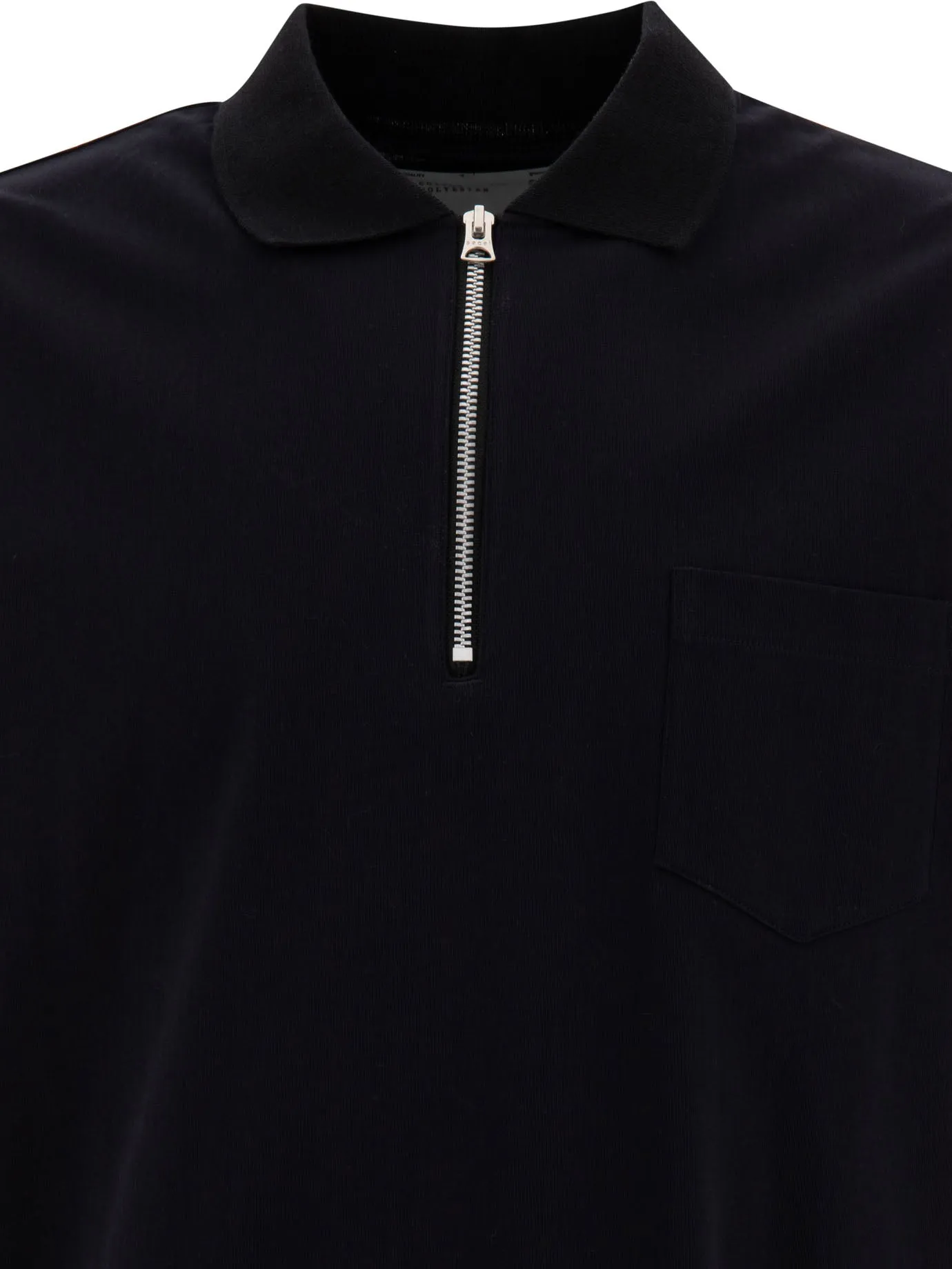 Sacai    Sacai Zippered Polo Shirt