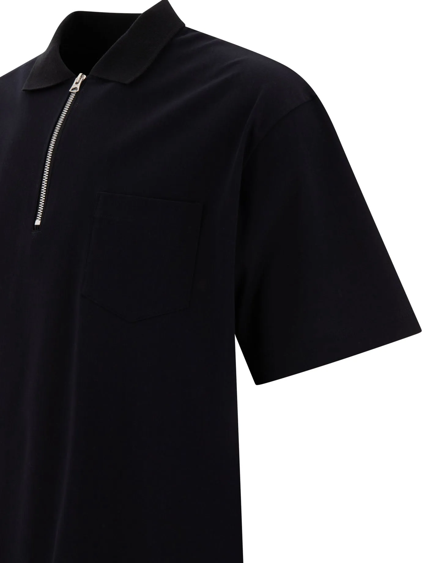 Sacai    Sacai Zippered Polo Shirt