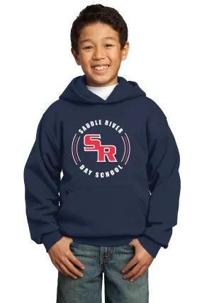 Saddle River Day School Port & Company Youth Core Fleece Pullover Hooded Sweatshirt