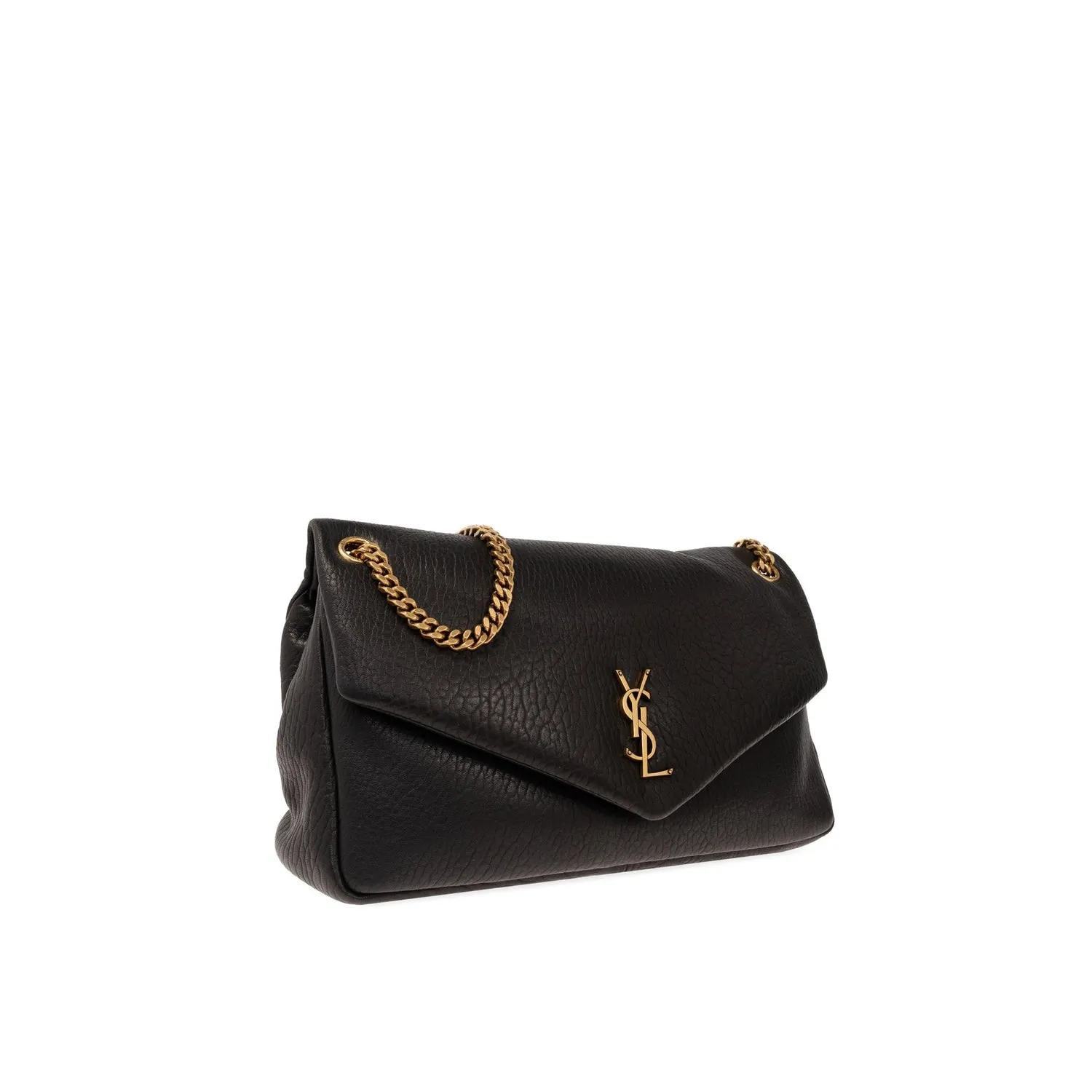 Saint Laurent    Saint Laurent Calypso Large Shoulder Bag