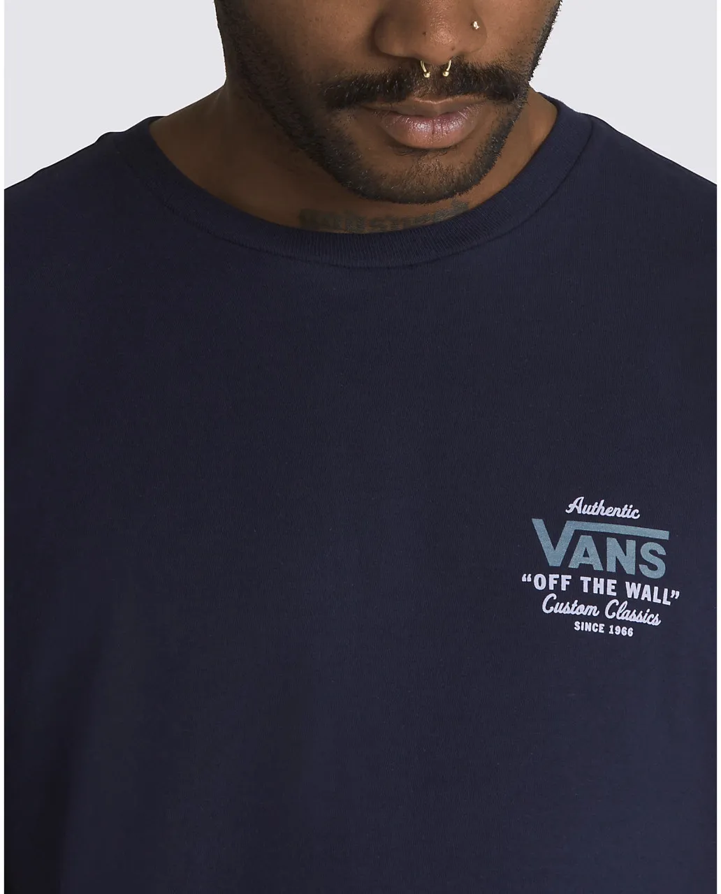 (SALE!!!) Vans Holder SS Classic T-Shirt - Navy/Blue Mirage