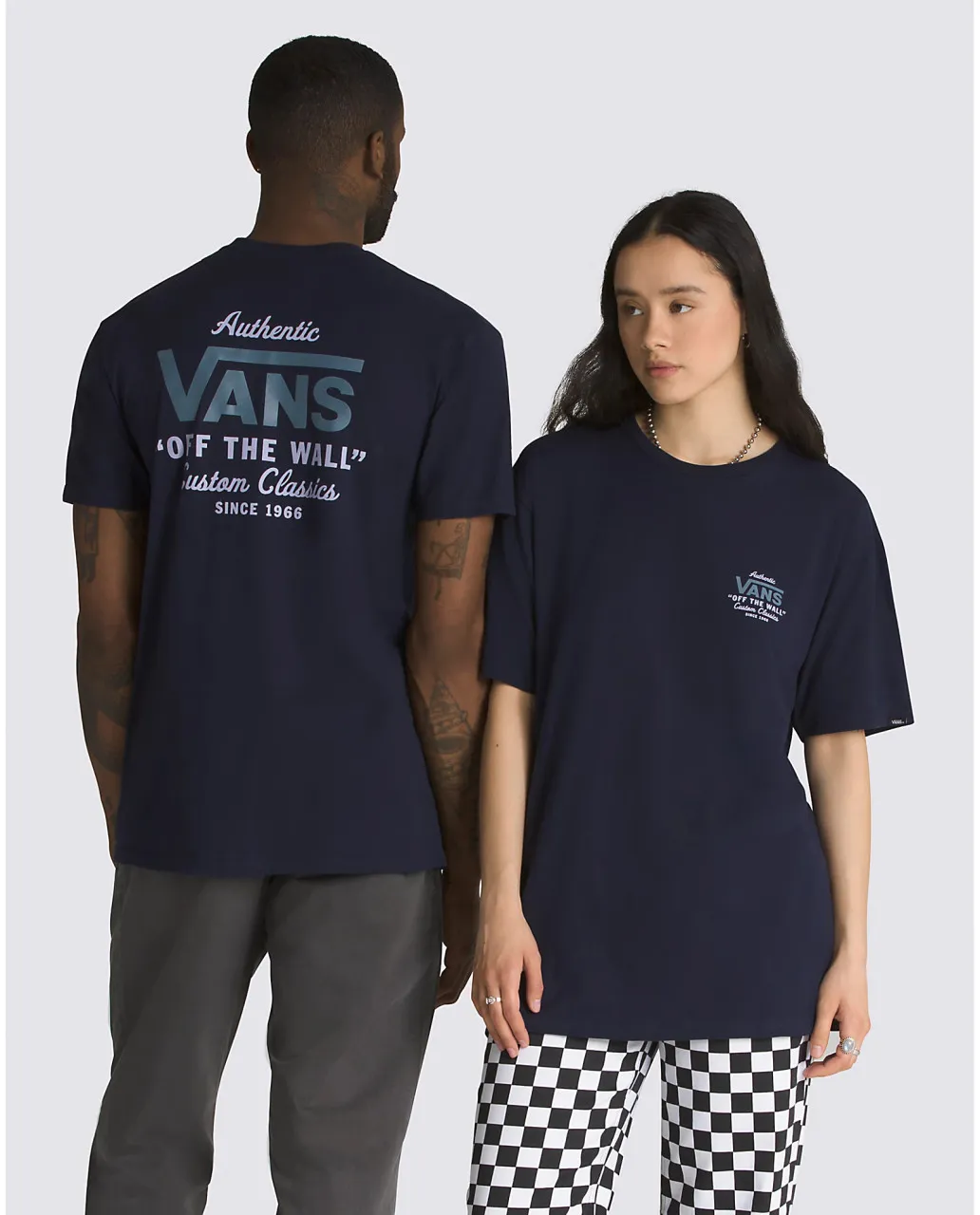 (SALE!!!) Vans Holder SS Classic T-Shirt - Navy/Blue Mirage