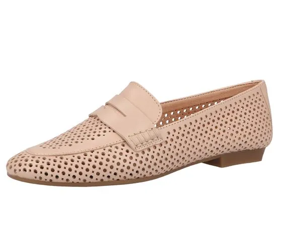 SCAPA Damen Echtleder-Slipper Loafer Sommer-Schuhe Schlupf-Schuhe 1079764-45 Beige