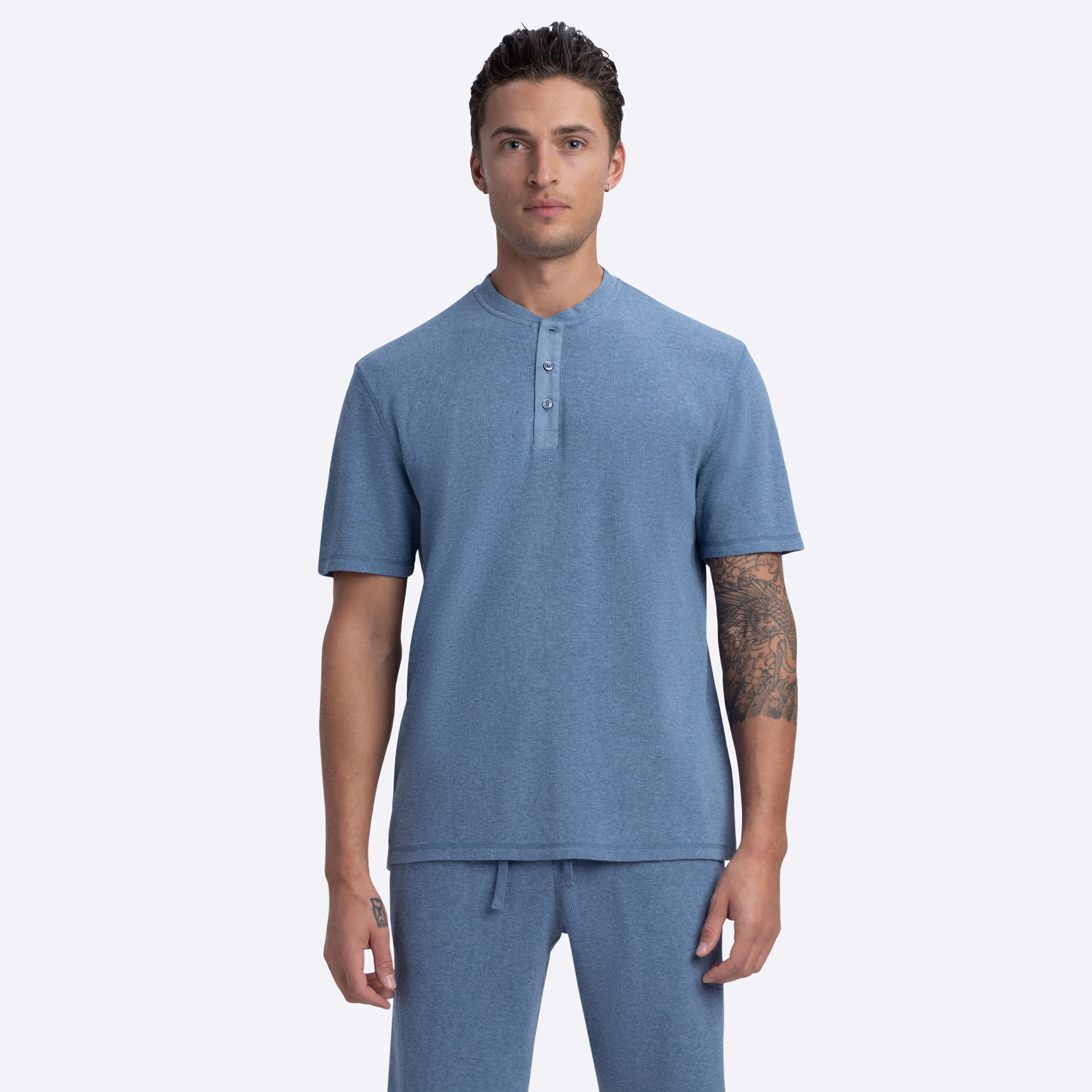 Short Sleeve Henley Shirt