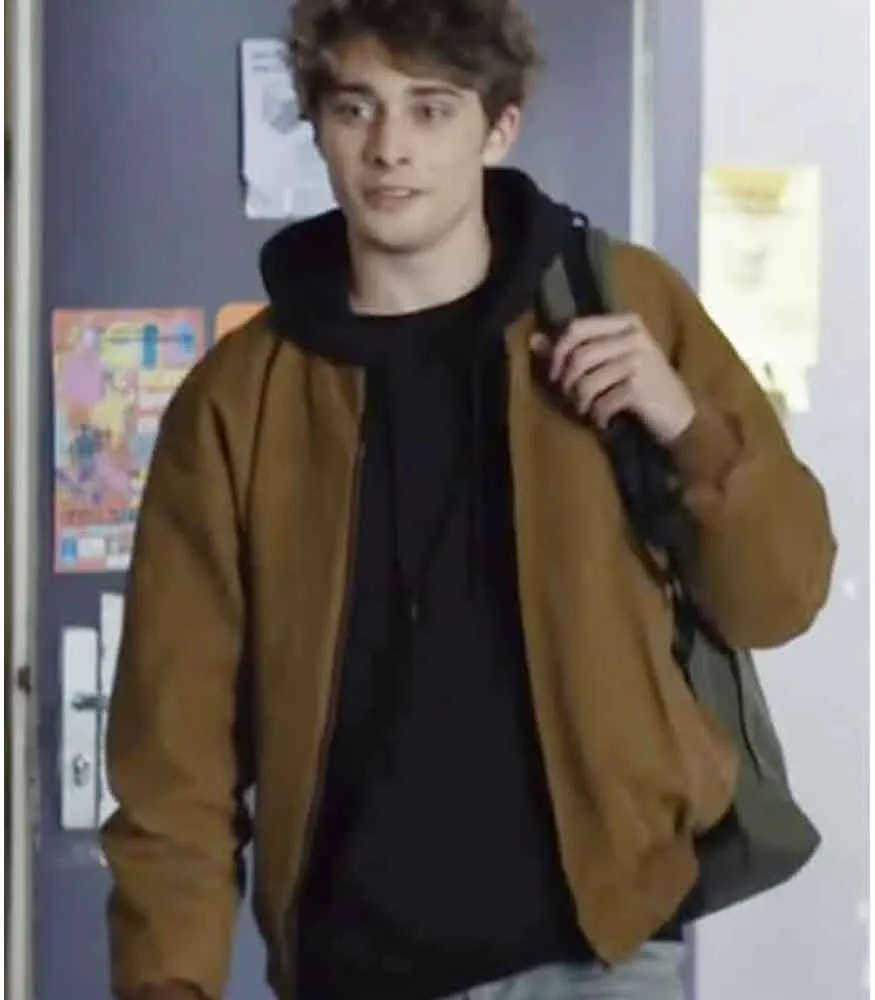 SKAM FRANCE MAXENCE DANET-FAUVEL (ELIOTT) LEATHER JACKET