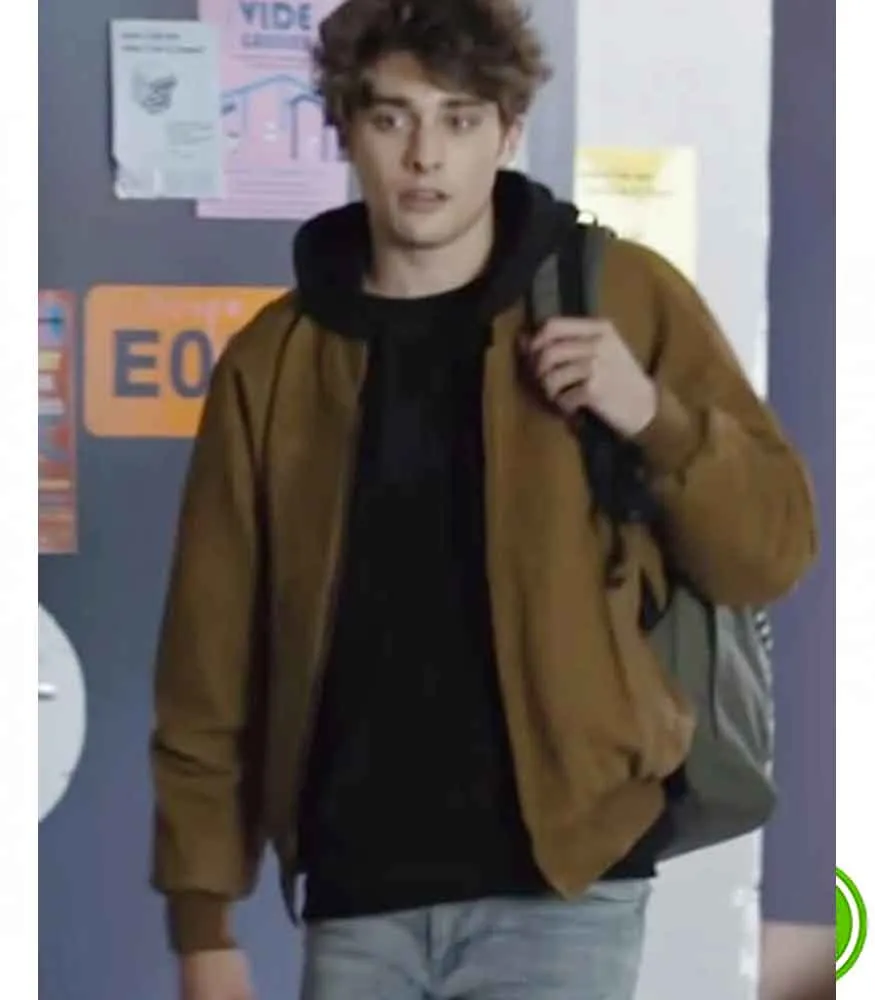 SKAM FRANCE MAXENCE DANET-FAUVEL (ELIOTT) LEATHER JACKET