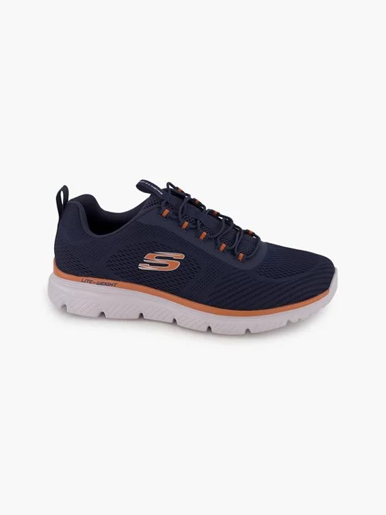 Skechers  Burns 2.0 Skechers Navy/Orange Trainers