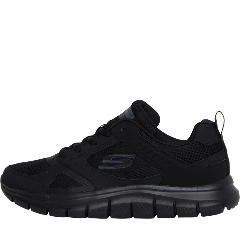 SKECHERS Mens Track Syntac Trainers Black