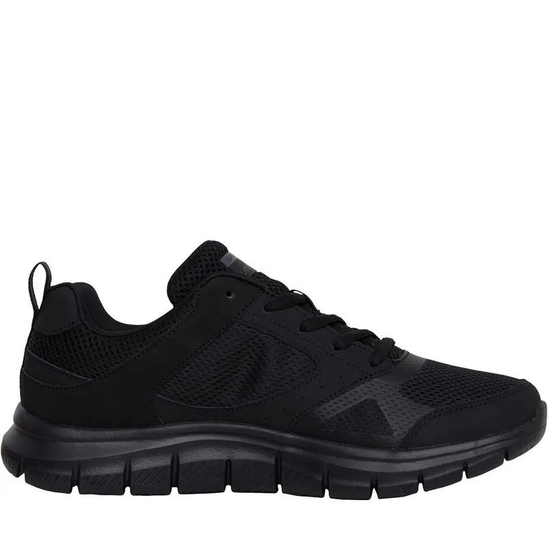 SKECHERS Mens Track Syntac Trainers Black