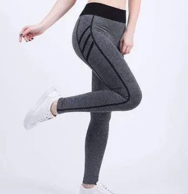 Slim Trousers High Waist Elastic Sexy Cropped Leggings