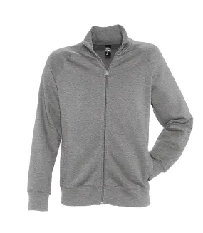 SOLS Mens Sundae Full Zip Sweat Jacket (Deep Grey Marl) - UTPC408