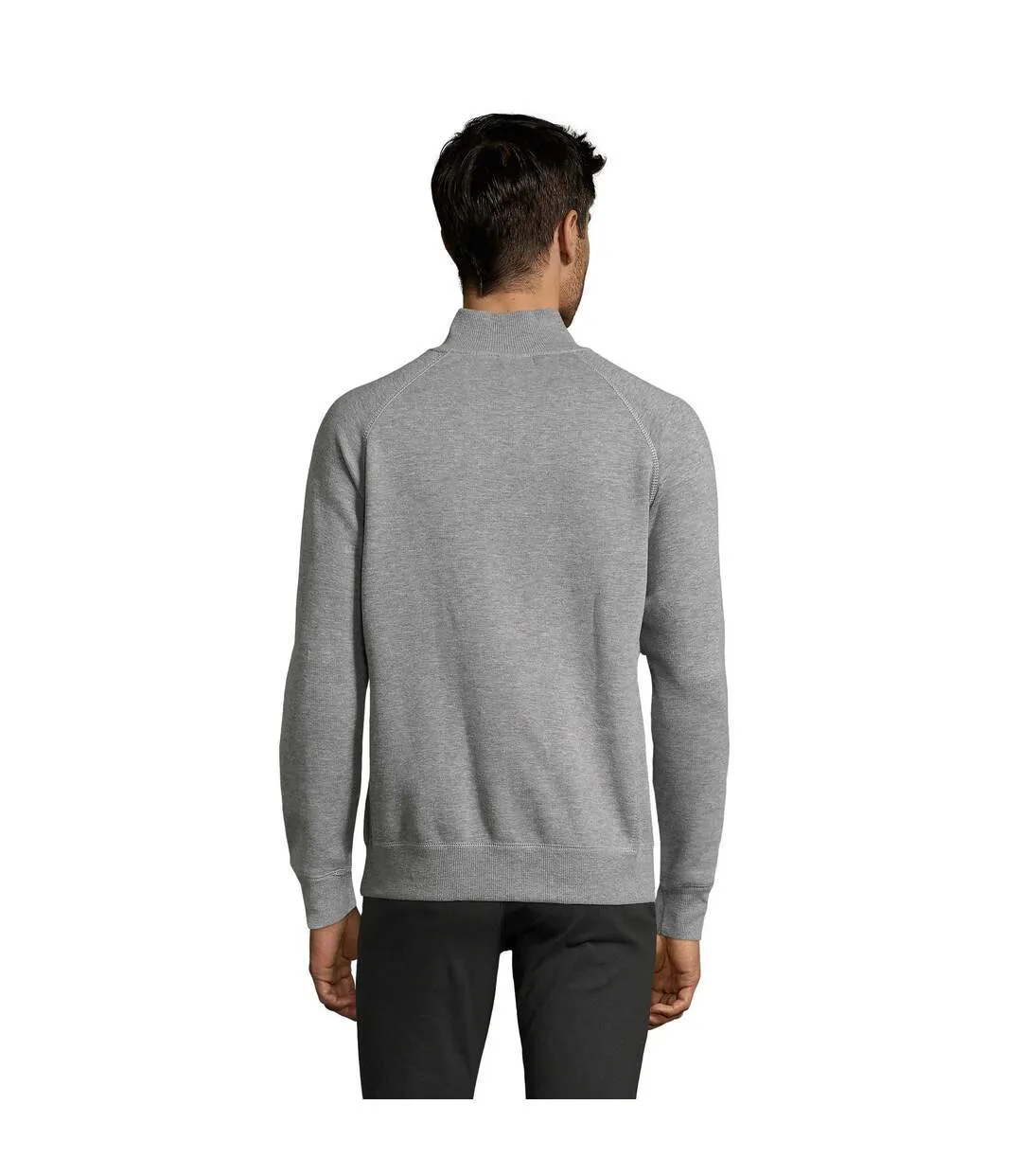 SOLS Mens Sundae Full Zip Sweat Jacket (Deep Grey Marl) - UTPC408