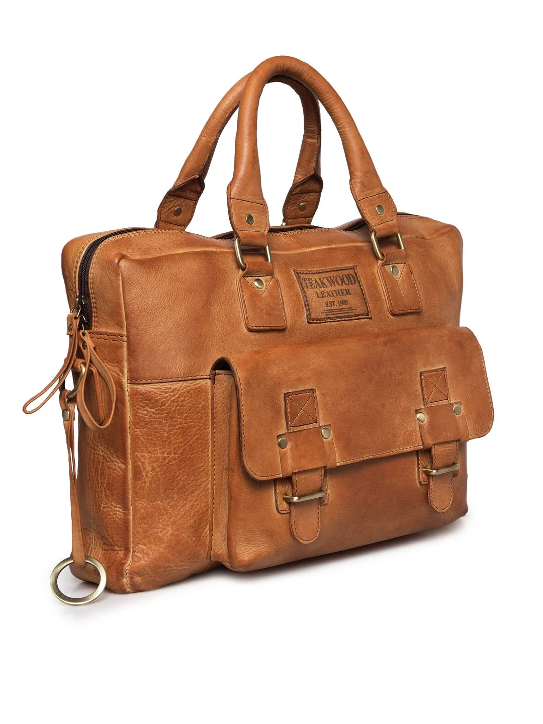 Teakwood Genuine Leather Laptop bag