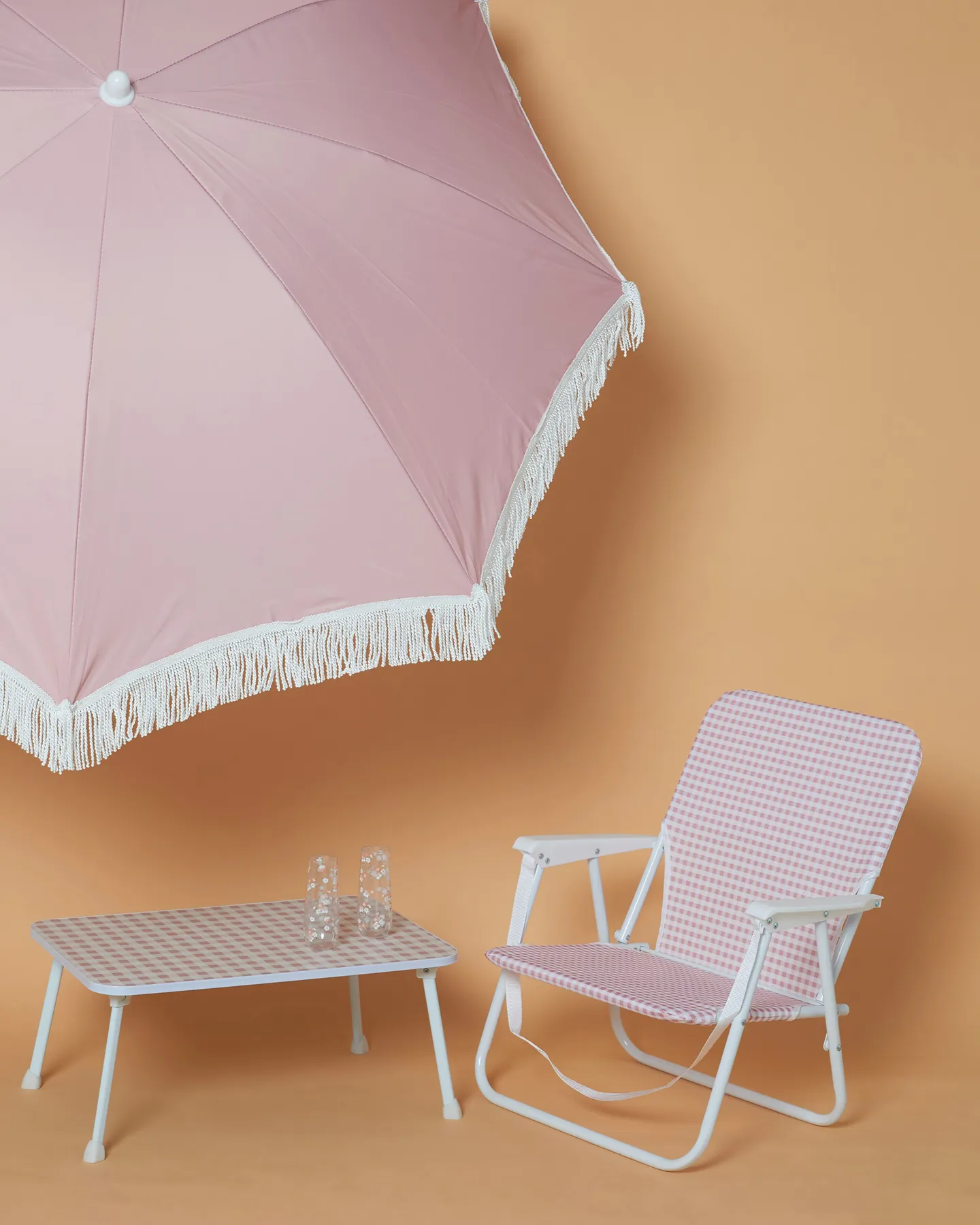 The Hidden Way Palm Springs Beach Umbrella - Blush | SurfStitch