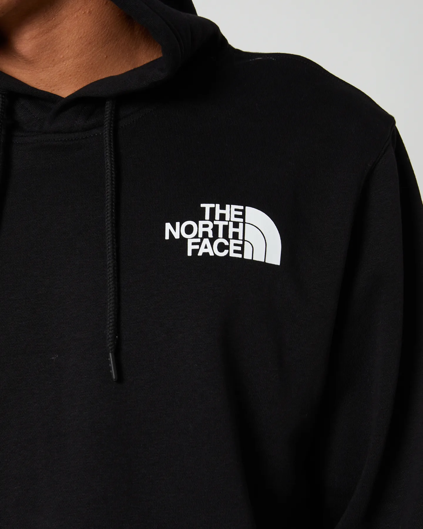 The North Face Mens Box Nse Pullover Hoodie - Tnf Black / Tnf White | SurfStitch