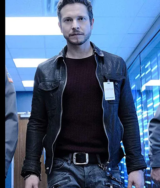 The Resident Conrad Hawkins (Matt Czuchry) Leather Jacket | TLC