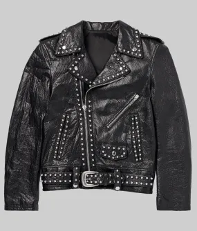 The Voice Finale John legend Studded Leather Jacket | TLC UK