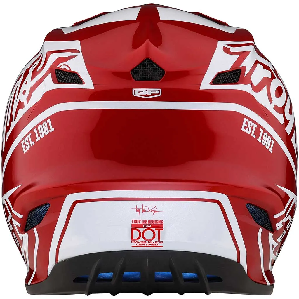 TLD - 24.1 SE4 RED/WHITE GP HELMET