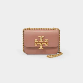 Tory Burch  Eleanor Textured Small Bag in Pink Leather