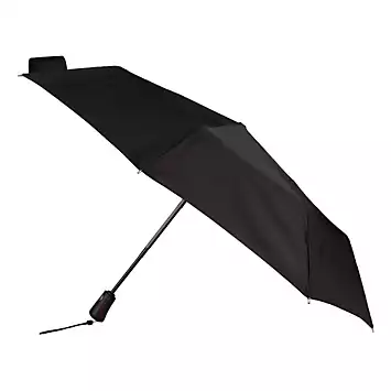 Totes Eco-Brella Xtra Strong Auto Open / Close Black Umbrella | Kaleidoscope