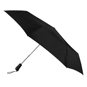 Totes ECO-BRELLA® X-TRA STRONG Auto Open & Close Ratchet Closing Eco-Brella Umbrella Black | Grattan