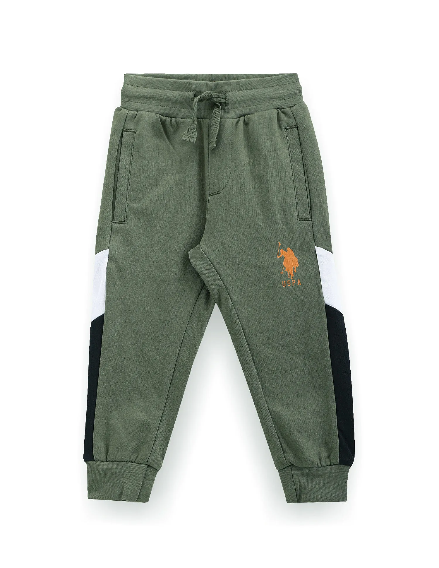 U.S. Polo Assn. Kids Boys Panelled Joggers