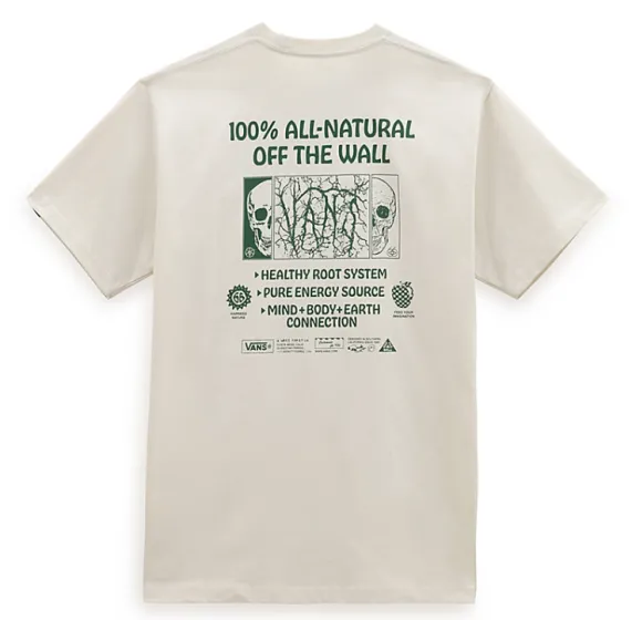 Vans All Natural Mind Mens T-Shirt - Antique White