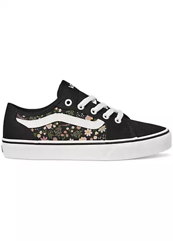 Vans Women’s Black Floral Filmore Decon Trainers | Grattan