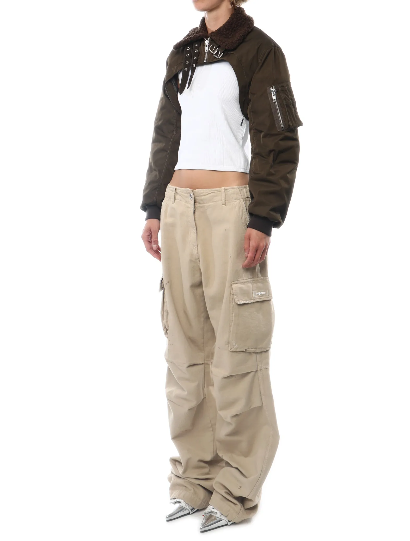 Vaquera Cropped Flight Jacket