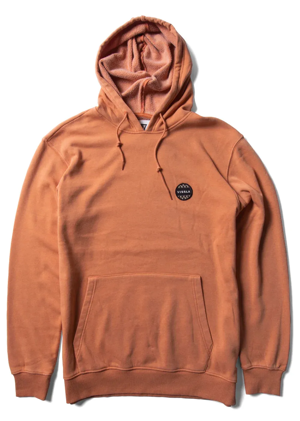 Vissla Solid Sets Eco Pull Over Hooded Fleece - Guava