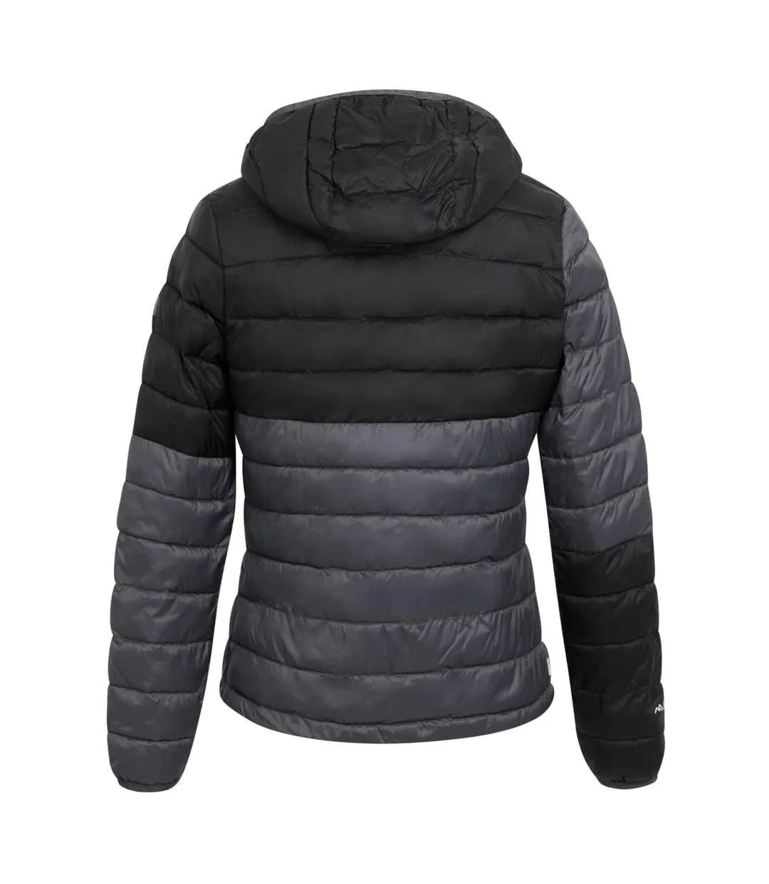 Womens/ladies hillpack ii hooded padded jacket seal grey/black Regatta