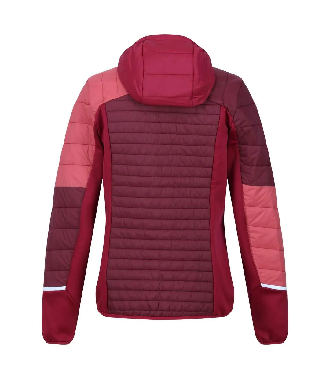 Womens/ladies trutton ii baffled hooded jacket burgundy/rumba red Regatta