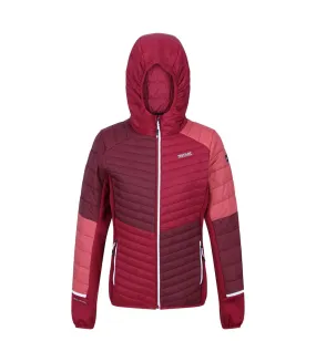 Womens/ladies trutton ii baffled hooded jacket burgundy/rumba red Regatta